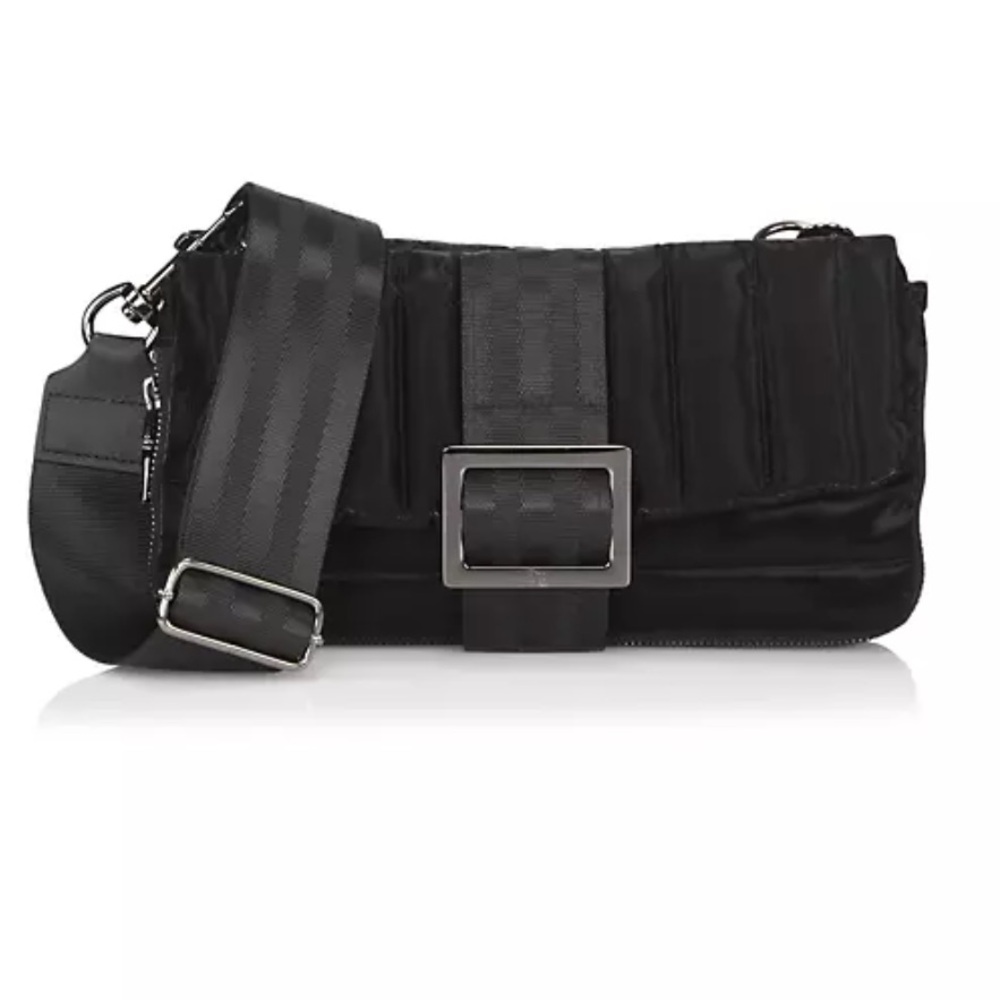 Think Roylyn Jagger Quilted Crossbody Bag NWOT $168 Black